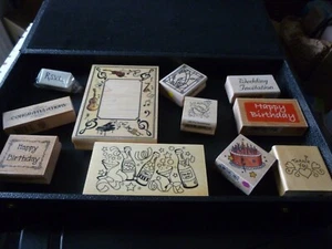 Various rubber stamps for card making - Picture 1 of 8