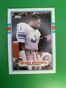 1989 Topps Devon Mitchell #363 Detroit Lions - Picture 1 of 2