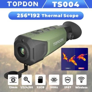 TOPDON TS004 Thermal Imaging Scope 256x192 IR Monocular for 11h Wildlife Viewing - Picture 1 of 21
