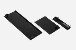 Nintendo Wii Console Porta Cover Flaps Pannello di Ricambio Set 3 Pezzi NERO - Foto 1 di 3
