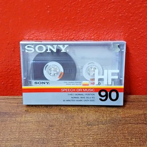 Sony HF90 VERSIEGELTE leere Audiokassette, 90min Normal Bias, Typ 1, Sprache / Musik - Bild 1 von 4