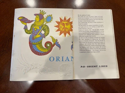 Vintage 1960’s P&O Orient Lines Pre Maiden Voyage Brochure Oriana - Image 1 of 4