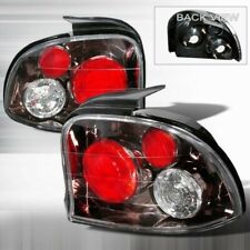 Fits 1995-1999 Dodge Neon Gunmetal Rear Tail Brake Lights Lamps