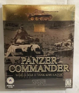 Sealed Panzer Commander World War II Tank Simulator Game 1998 PC Big Box Vintage - Picture 1 of 5