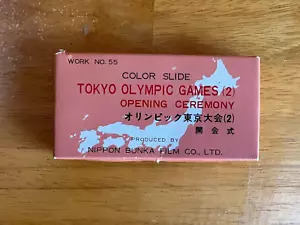 Rare Set of Vintage 35mm Slides Tokyo 1964 Olympic Games Opening Ceremony - Picture 1 of 2