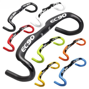Full Carbon Fiber Road Bike Handlebar Racing Bike Drop Bar 31.8*400/420/440MM - Picture 1 of 18