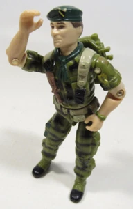 Figura de colección 1987 Hasbro GI Joe Teniente Halcón Boina Verde con Mochila - Imagen 1 de 5