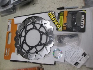 GALFER OVERSIZE FRONT BRAKE ROTOR KIT - SUZUKI DR650S + DR650SES 1992-1995 - Picture 1 of 6