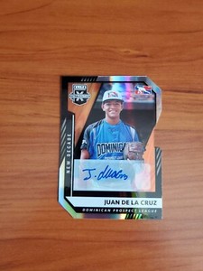 Juan De La Cruz - 2021 Elite Extra Edition #197 New Decade DIE-CUT AUTO