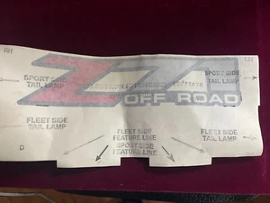 OEM NEW 2000-07 GM Chevrolet Truck Pick Up Bed Side Z71 Off Road Decal 15779676 - Picture 1 of 4