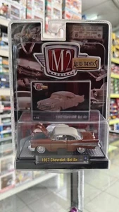 M2 Auto Thentics 1:64 1957 Chevrolet Bel Air 08-48 braun Druckguss Auto Spielzeug - Bild 1 von 7