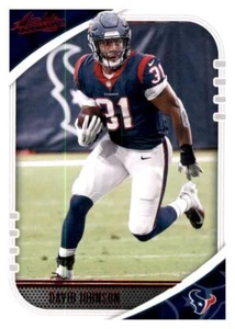 2020 Absolute Red Foil David Johnson NFL Insert Parallel Refractor Texans #78 - Picture 1 of 2