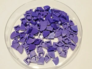 100x - LEGO dark purple tile, round 1 x 1 quarter (25269) new - Picture 1 of 1