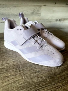 Adidas Adipower Powerlift Sz 8.5 Weightlifting Shoes Women's New Lavender - Picture 1 of 5