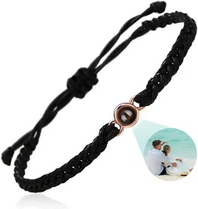 Customized Projection Bracelets Personalized Birthday Gifts For Women Man Pets - Picture 1 of 44