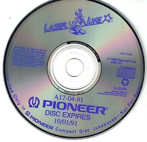 U.S.A. 1991 JUKEBOXES PIONEER CD THE BYRDS LED ZEPPELIN INXS QUEENSRYCHE PET SHO - Picture 1 of 2