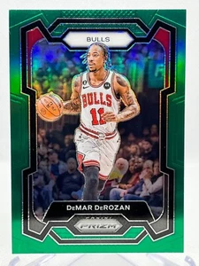 Demar Derozan 2023-24 Panini Prizm Basketball #36 GREEN PRIZM - Bild 1 von 2