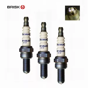 3 x BRISK Performance Spark Plugs YAMAHA MT-09 FZ-09 FJ09 TRACER 900 XSR900 MT09 - Picture 1 of 5