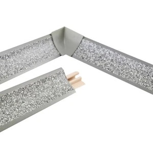 Winkelleiste Dunkle Granit 1,5m PVC 23x23mm Wandabschlussleiste Arbeitsplatte - Bild 1 von 13