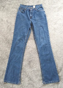 VTG Eddie Bauer Womens Jeans Bootleg Straight Leg Tall Sz 6 High Rise - Picture 1 of 15