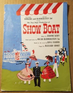 Show Boat Musical Program, Souvenir, c1950 Hassard Scott - Picture 1 of 4