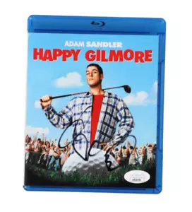 Estuche DVD firmado por Adam Sandler "Happy Gilmored" - Autenticado por JSA - Imagen 1 de 3