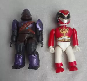 Halo Mega Bloks Covenant Purple Brute And Power Ranger Red Mini Figures Lot Of 2 - Picture 1 of 11