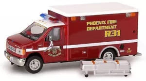 ¡NUEVO! Código 3 Coleccionables Phoenix Ford E-350 Ambulancia R31 (12064) - Imagen 1 de 2