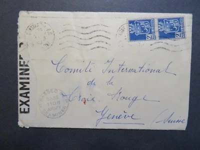 Algeria 1943 Constantine POW Censor Cover to Switzerland - Z8010 - Image 1 of 2