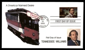 Mayfairstamps US FDC 1995 Mississippi Tennessee Williams a streetcar named desir - Picture 1 of 2