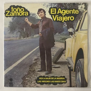 TOÑO ZAMORA - EL AGENTE VIAJERO - 1973 MEXICAN LP WATER STAINED PROMO - Picture 1 of 6