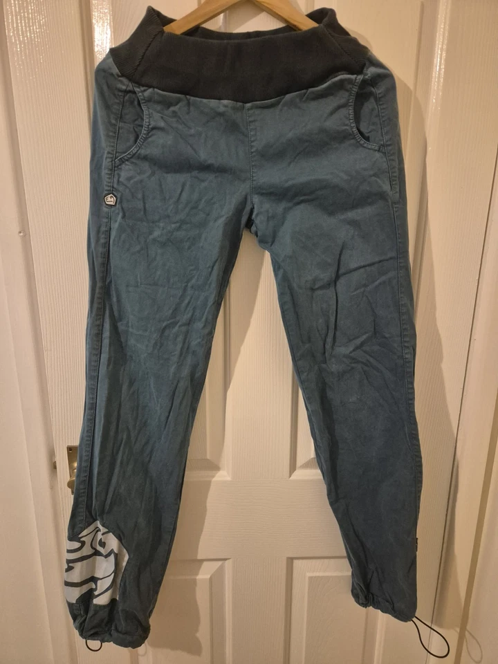 E9 Gianna Story Women's Bouldering Trousers Size M Dark Teal - Image 1 of 4