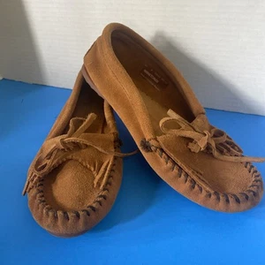 Minnetonka Kilty Suela Dura Marrón Mocasín Estilo 402 Talla Mujer 7 - Imagen 1 de 6