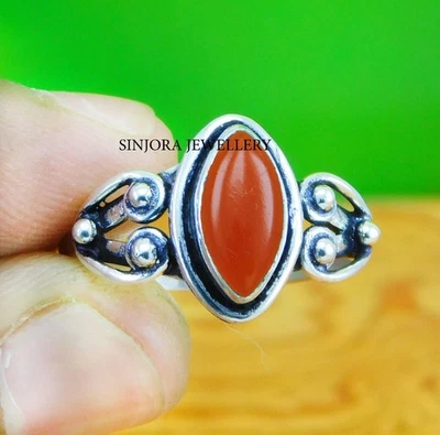 Anello regalo fatto a mano in argento sterling 925 con pietra preziosa... - Immagine 1 di 4