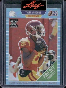 Tyler Vaughns 2021 Leaf 89' Pro Set Metal Blue Pre-Production Proof 1/1 - Bild 1 von 2