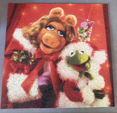 Springbok Feliz Muérdago Tiempo Navidad Puzzle Miss Piggy Kermit Completo 1981 Foto 1 de 4