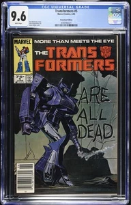 Transformers #5 Edizione Edicola CGC 9.6 • Copertina Shockwave • Marvel Comics 1985 - Foto 1 di 2