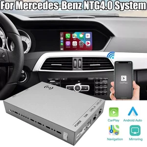 Wireless Carplay Android Auto For Mercedes-Benz C E Class GLK SLK 09-12 NTG4.0 - Picture 1 of 13