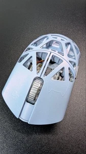 WLMOUSE × KIBU Beast X 3950 Ice Blue Gaming Mouse Used/Tested - Picture 1 of 5