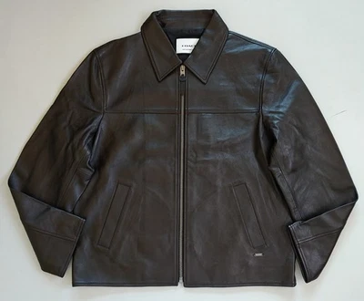 Coach Leather Jacket WORLDWIDE SHIPPING FTP 5070 - Image 1 of 4
