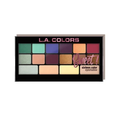 L.A. Colors Sweet! 16 Color Eyeshadow Palette - Playful - Image 1 of 2