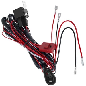 LED Light Bar Wiring Harness Kit 12V 40A Safe On Off Switch Power Relay BrSBh - Picture 1 of 10