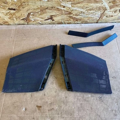 Mercedes-Benz W124 Front Speaker Cover Trim Set Black 1246890467 1246801939 - Image 1 of 4