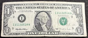 1995 Minneapolis $1 Bill Snake Eyes 11 Three Of A Kind 1’s Double 2’s Low Sum 23 - Picture 1 of 2