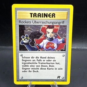 Rockets Überraschungsangriff (Rockets Sneak Attack) 16/82 German Pokemon TCG LP - Picture 1 of 2