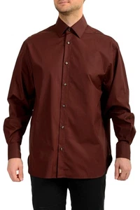 Hugo Boss Herren "NETSTAT" Pflaume Lila Langarm Freizeit Hemd US M IT 50 - Bild 1 von 9