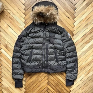 Parajumpers jacket Puffer Real Fur RRP 1200$ Outdoor Size M ERD Punk - Picture 1 of 16