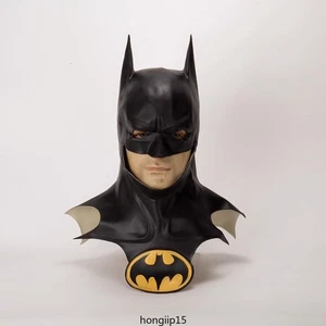 Batman The Flash Film Headwear Mask Latex Black Cosplay props Halloween Black - Picture 1 of 10