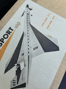 Competition Models SST Balsa R/c Or Free Flight Model Airplane Kit - Picture 1 of 9