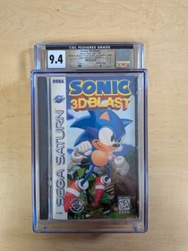 Sonic 3D Blast Sega Saturn 1996 Factory Sealed CGC 9.4 A+ Pedigree Graded